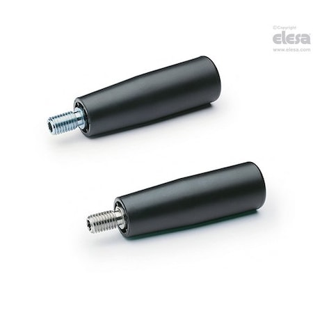 Elesa Cylindrical revolving handles, I.601/90+x-M12 I.601+x